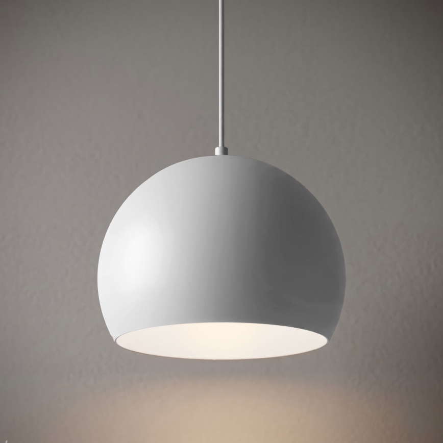 SOOL cable pendant 1xE27/15W/230V Ø 27 cm white