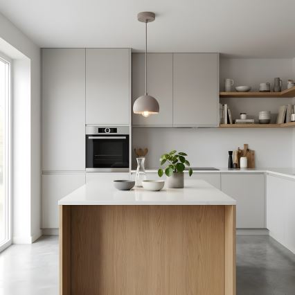 SOOL Cable Pendant Light 1xE27/15W/230V, Ø 15 cm, Cream