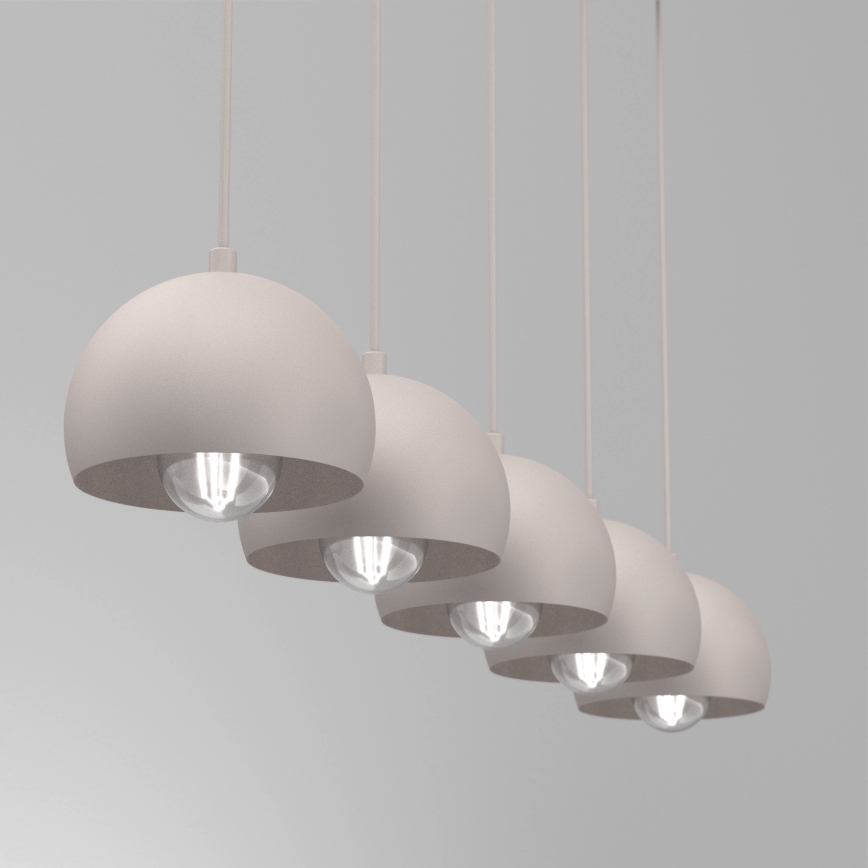SOOL Cable Pendant Light 5xE27/15W/230V, Cream