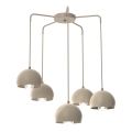 SOOL Cable Pendant Light, 5× E27/15W/230V, Beige