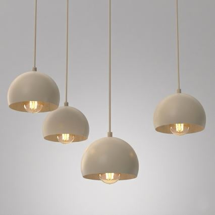 SOOL Cable Pendant Light, 5× E27/15W/230V, Beige
