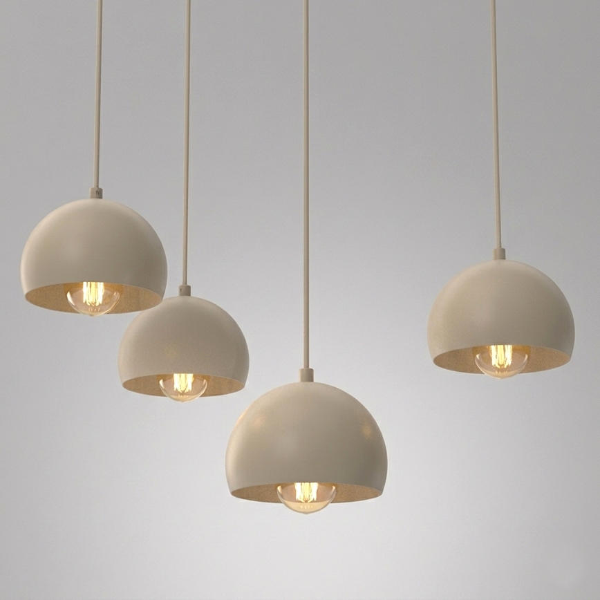 SOOL Cable Pendant Light, 5× E27/15W/230V, Beige