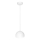 SOOL cord-hung pendant light 1xE27/15W/230V Ø 15 cm white