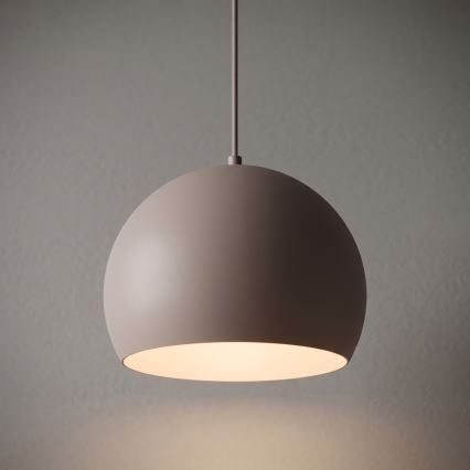 SOOL Cord Pendant Light 1xE27/15W/230V, Ø 27 cm, Cream