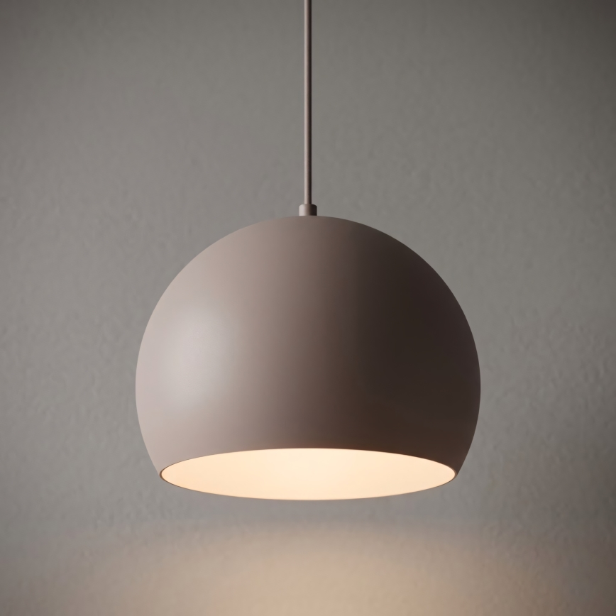 SOOL Cord Pendant Light 1xE27/15W/230V, Ø 27 cm, Cream