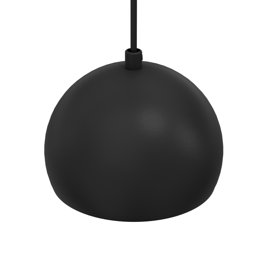 SOOL pendant light on cord 1xE27/15W/230V, Ø 15 cm, black