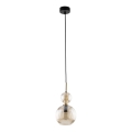 SOPHIA cable-hung pendant light 1xE14/10W/230V black/smoked beige
