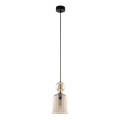 SOPHIA Cable Pendant Lamp 1xE14/10W/230V Black/Smoky Beige