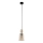 SOPHIA Cable Pendant Lamp 1xE14/10W/230V Black/Smoky Beige
