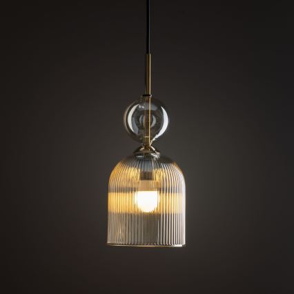 SOPHIA Cable Pendant Lamp 1xE14/10W/230V Black/Smoky Beige