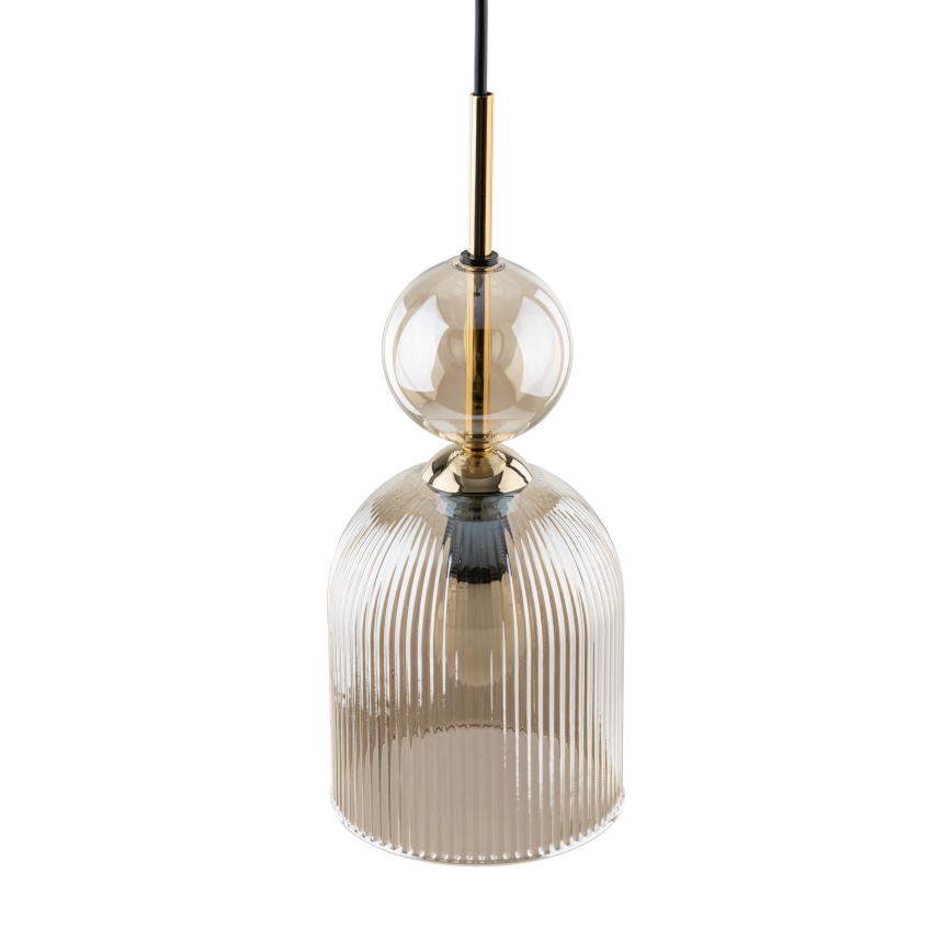 SOPHIA Cable Pendant Lamp 1xE14/10W/230V Black/Smoky Beige