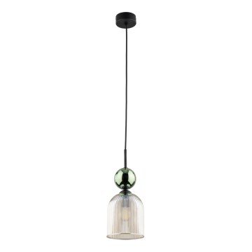 SOPHIA Cable Pendant Light 1xE14/10W/230V Black/Green/Smoky Beige
