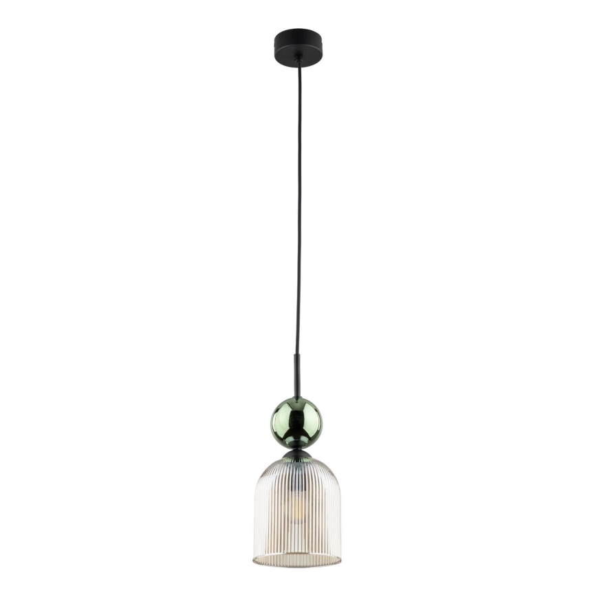 SOPHIA Cable Pendant Light 1xE14/10W/230V Black/Green/Smoky Beige