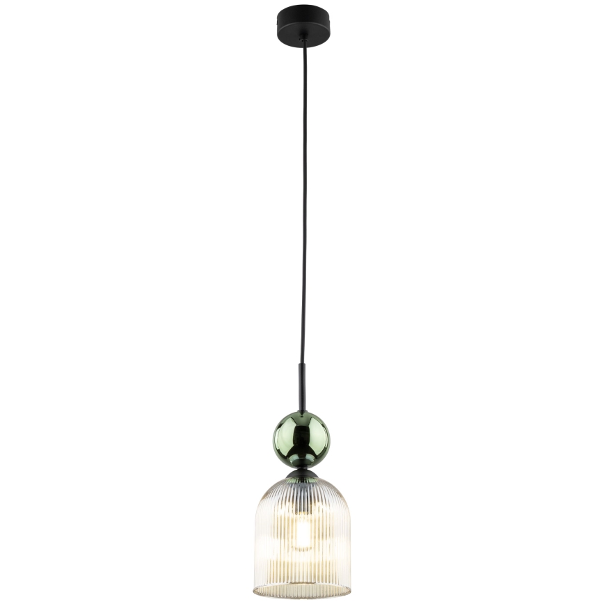 SOPHIA Cable Pendant Light 1xE14/10W/230V Black/Green/Smoky Beige