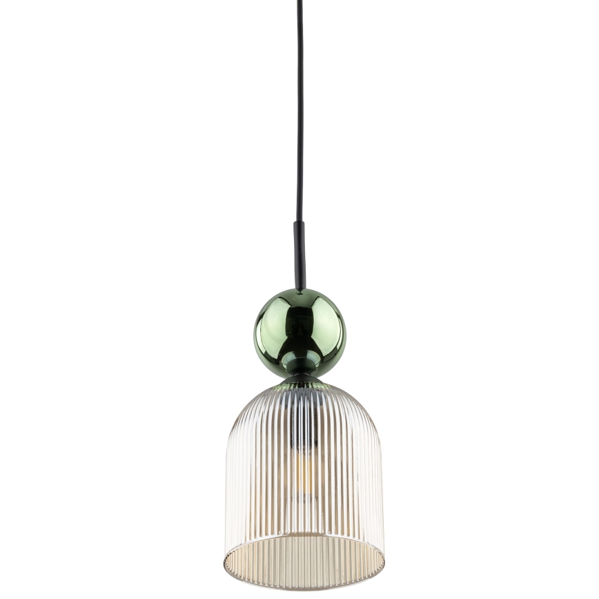 SOPHIA Cable Pendant Light 1xE14/10W/230V Black/Green/Smoky Beige