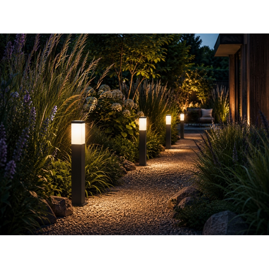 SOPPA Outdoor Lamp 1x E27/60W/230V, 65 cm, IP44, Anthracite