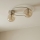 SOPRA ceiling light 2xE14/10W/230V beige/smoked beige