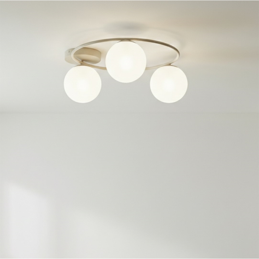 SOPRA Ceiling Light 3xE14/10W/230V Beige/White