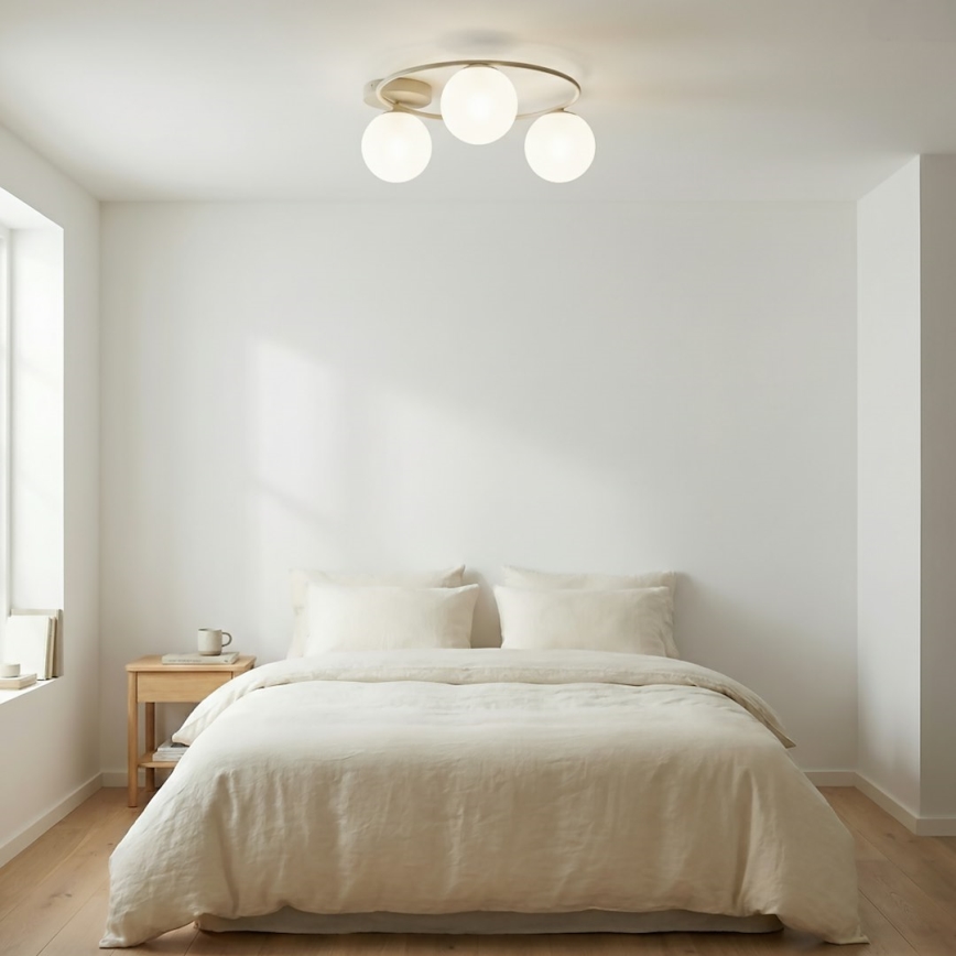 SOPRA Ceiling Light 3xE14/10W/230V Beige/White