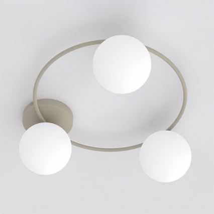 SOPRA Ceiling Light 3xE14/10W/230V Beige/White