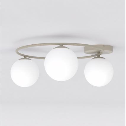 SOPRA Ceiling Light 3xE14/10W/230V Beige/White