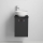 SOREN Black bathroom vanity with sink