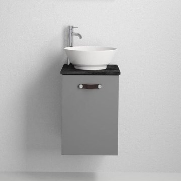 SOREN Gray Bathroom Vanity with Sink