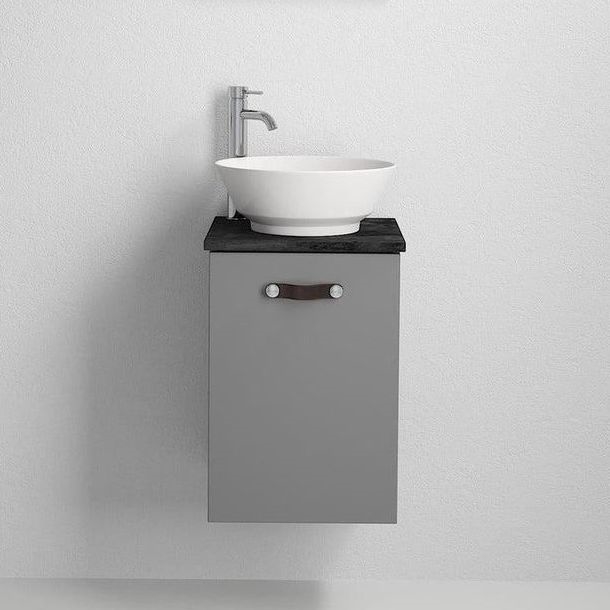 SOREN Gray Bathroom Vanity with Sink