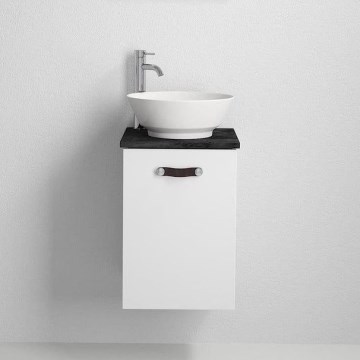 SOREN White Bathroom Vanity with Sink