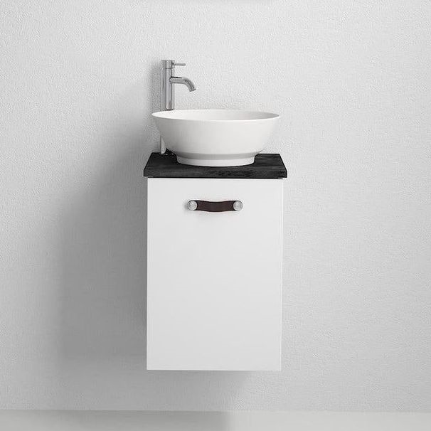 SOREN White Bathroom Vanity with Sink