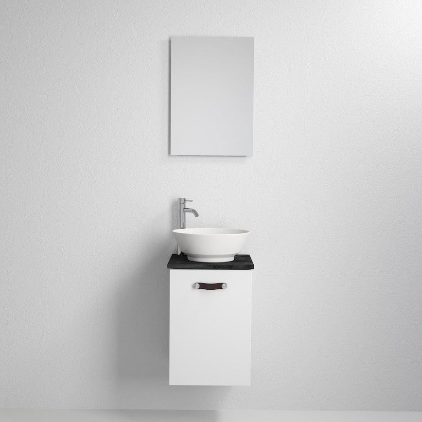SOREN White Bathroom Vanity with Sink