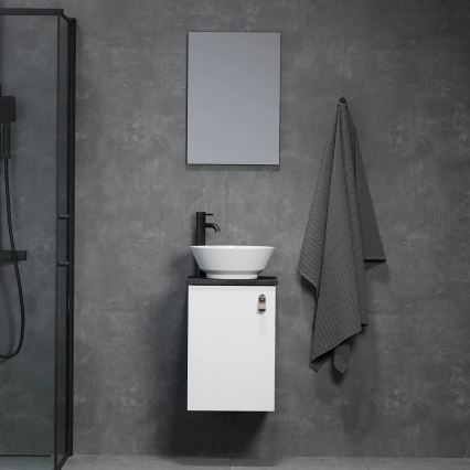 SOREN White Bathroom Vanity with Sink