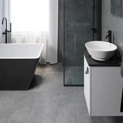 SOREN White Bathroom Vanity with Sink
