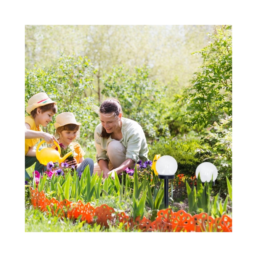 SPHERE LED Solar Lamp, 1.2 V, 4000 K, IP44, 40 mAh, Ø 10 cm