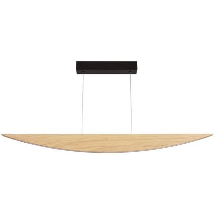 LED Dimmable chandelier on a string DUBAI LED/14W/230V oak