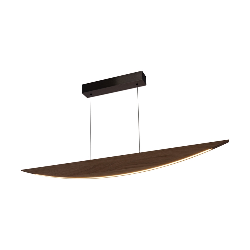LED Dimmable chandelier on a string DUBAI LED/14W/230V oak – FSC certified