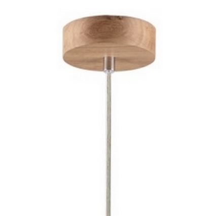 Chandelier on a string ALESSANDRO 1xE27/60W/230V oak - FSC certified
