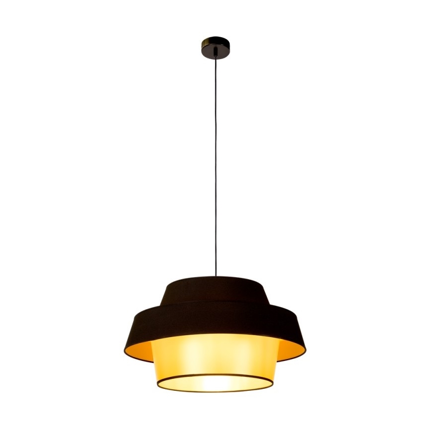 Chandelier on a string PRETO GOLD 1xE27/60W/230V