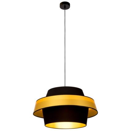 Chandelier on a string PRETO GOLD 1xE27/60W/230V