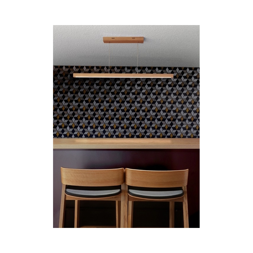 SMAL LED/12W/230V Dimmable Cable Pendant, Oak