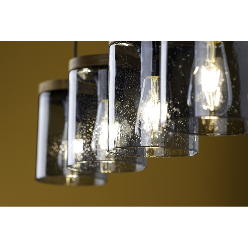 Chandelier on a string MONSUN 1xE27/60W/230V pine - FSC certified