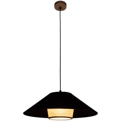 Chandelier on a string AMIGO 1xE27/60W/230V oak – FSC certified