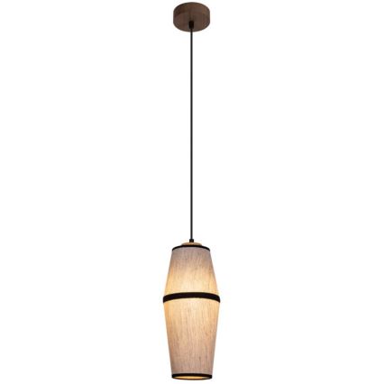 Chandelier on a string AMIGO 1xE27/25W/230V oak – FSC certified