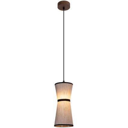 Chandelier on a string AMIGO 1xE27/25W/230V oak – FSC certified