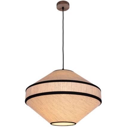 Chandelier on a string AMIGO 1xE27/60W/230V oak – FSC certified