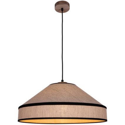 Chandelier on a string AMIGO 1xE27/60W/230V oak – FSC certified
