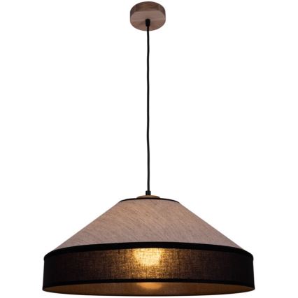 Chandelier on a string AMIGO 1xE27/60W/230V oak – FSC certified