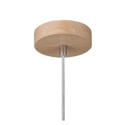 Chandelier on a string ALESSANDRO 1xE27/60W/230V oak - FSC certified