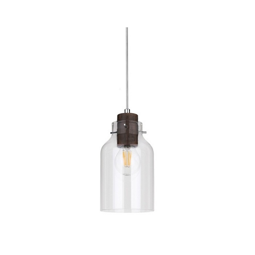 Chandelier on a string ALESSANDRO 1xE27/60W/230V beech