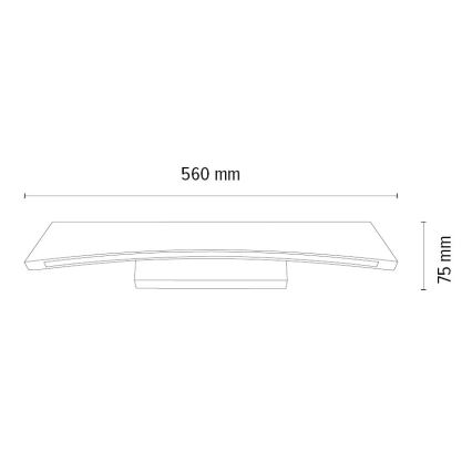 LED Dimmable wall light ZIAD LED/6,5W/230V oak – FSC certified